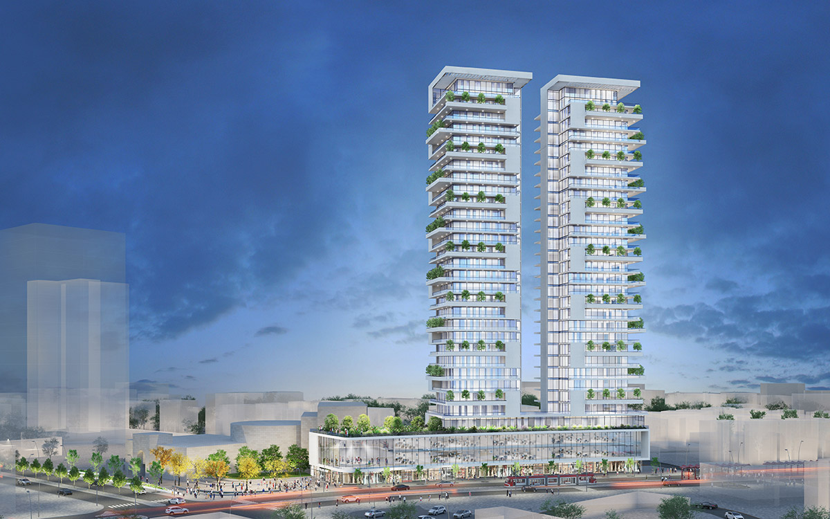 Kikar HaTarbut: Preview of the planned mixed-use complex in the heart of Petah Tikva, as part of the area’s urban renewal | Reality the Leading Group of Real Estate Investment Funds in Israel