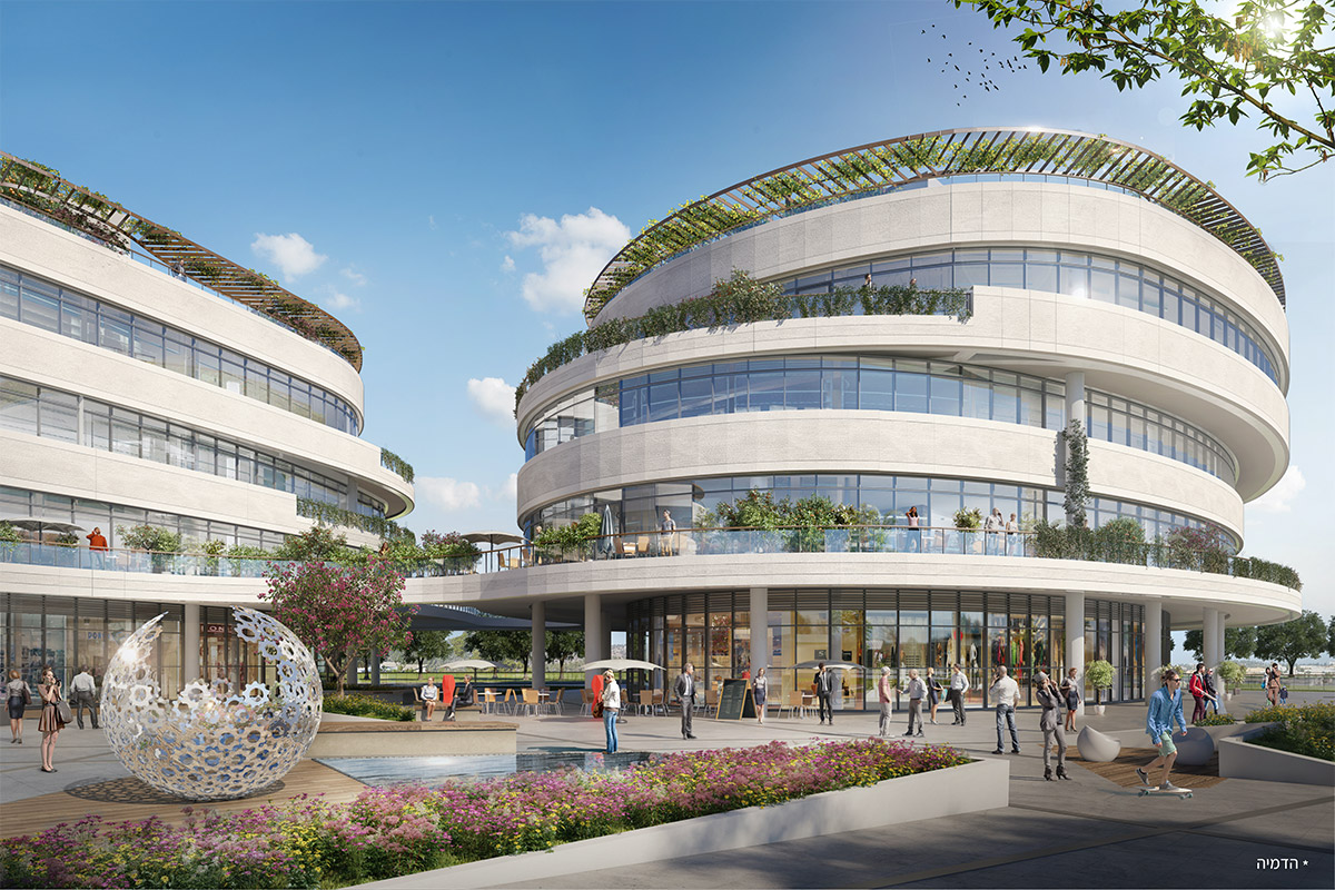 Neve Ilan Communication Center: Preview of the mixed-use complex in Jerusalem outskirts, next to Highway 1 | Reality the Leading Group of Real Estate Investment Funds in Israel