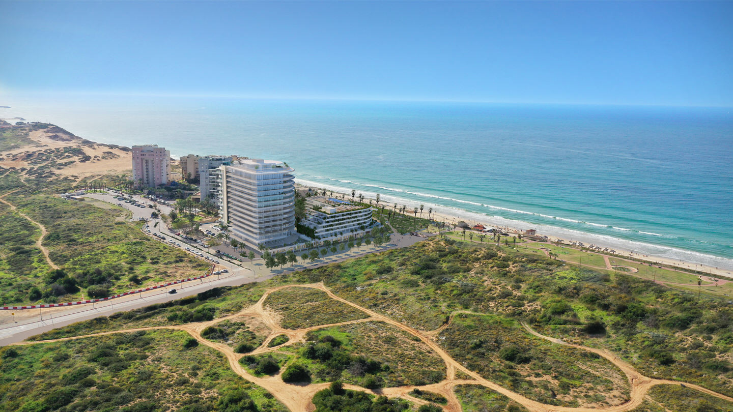 HaTzuk Beach: Preview of the new Master Plan featuring residential, commercial, and hospitality sectors along the Tel Aviv waterfront | Reality the Leading Group of Real Estate Investment Funds in Israel