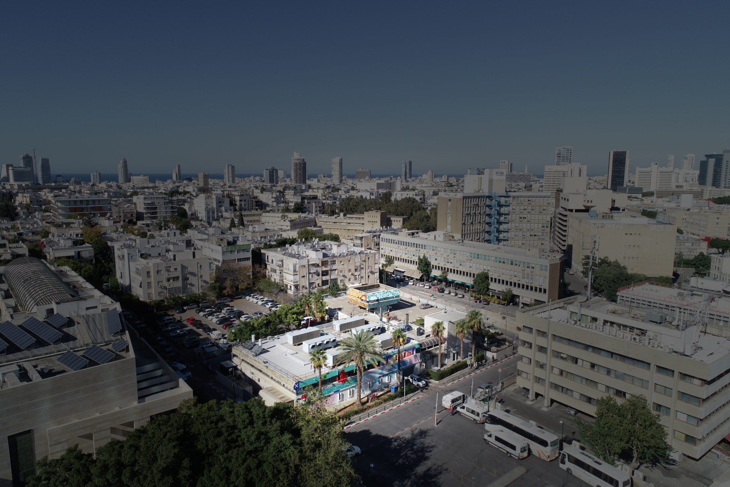 Lincoln 16: A value-add development at the convergence of Lincoln, Saadia Gaon, and Lloyd George Streets in Tel Aviv | Unique interim-use project supporting the community | Reality the Leading Group of Real Estate Investment Funds in Israel